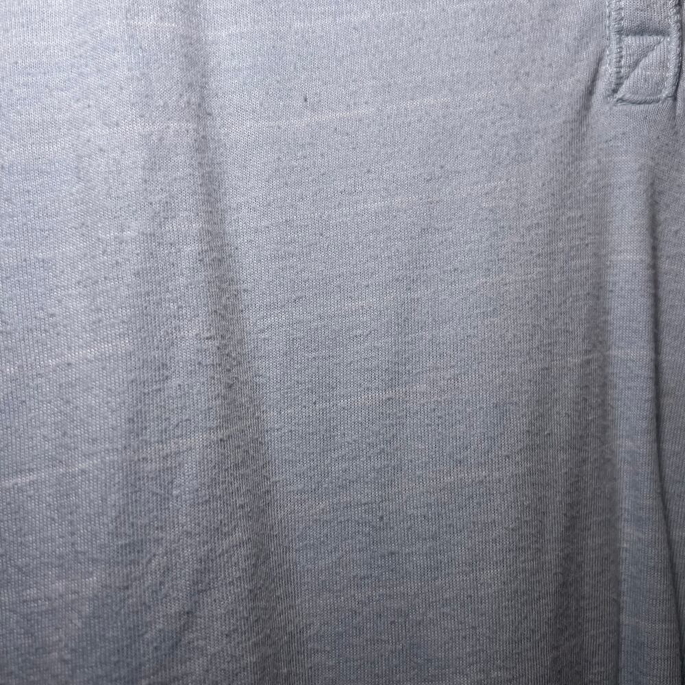 Marine Layer Shirt Womens Size M Light Blue Striped Long Sleeve Henley Lounge - Picture 14 of 16